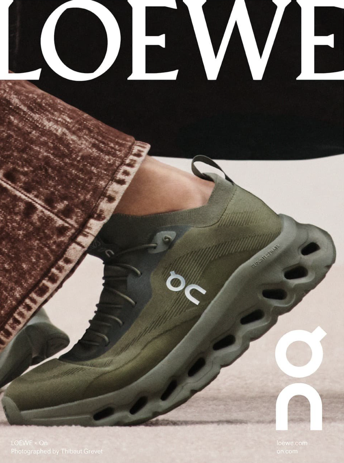 Loewe X On Running Cloudtilt Khaki Green